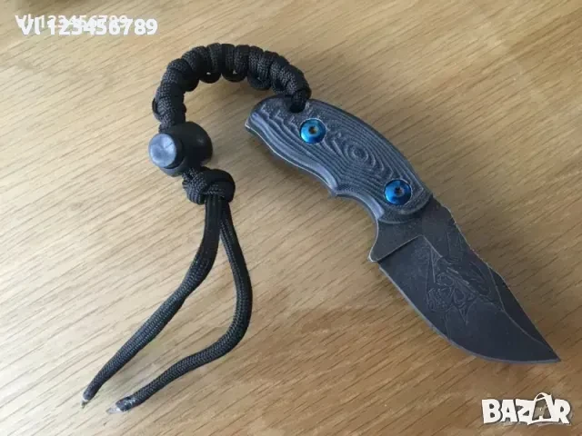 Нож /ПИРАТ/ тип ОЦЕЛЯВАНЕ - 55х120 мм,паракорд, снимка 2 - Ножове - 50772798