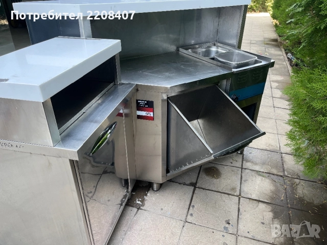 Работна маса шкаф неръждавейка , снимка 5 - Друго търговско оборудване - 51601472