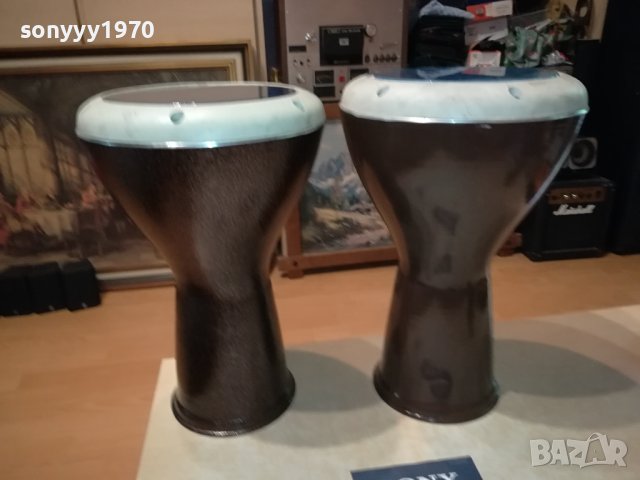 ГОЛЯМИ ТАРАМБУКИ-42Х26СМ КАФЯВ ГЛАНЦ ИЛИ ПЕРЛА 2707231020, снимка 3 - Ударни инструменти - 41672869