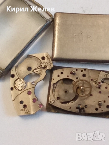 Механизъм с циферблат от стар ръчен часовник 52138, снимка 5 - Дамски - 52300277