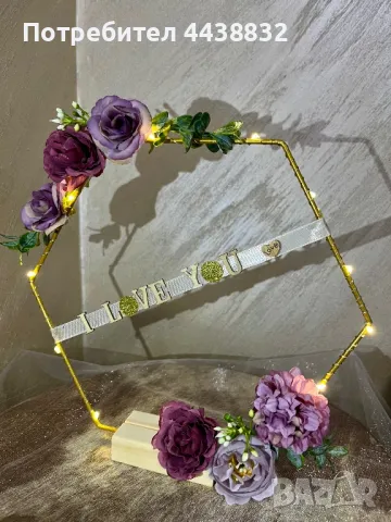 Ръчно изработен светещ подарък, снимка 2 - Ръчно изработени сувенири - 49810067