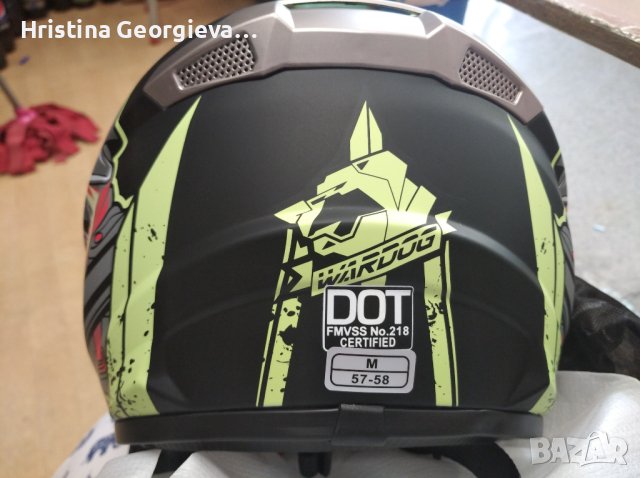 Шлем мотокрос, снимка 6 - Аксесоари и консумативи - 41932990