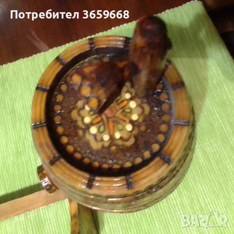 Буренце за ракия,декорирано, снимка 5 - Антикварни и старинни предмети - 41711089