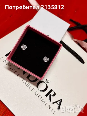 Обеци Пандора Pandora , снимка 14 - Обеци - 49866300