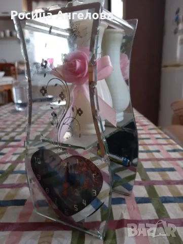 Нова оригинална ваза с часовник , снимка 3 - Вази - 49882409