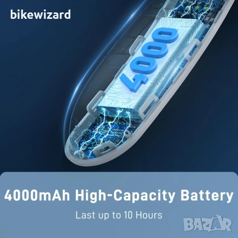 Auskang Вентилатор за врата с охлаждане 3 скорости, 4000mAh НОВ, снимка 4 - Други - 52428168