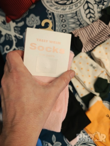 53 чифта памучни маркови чорапи, снимка 13 - Дамски чорапи - 51552574
