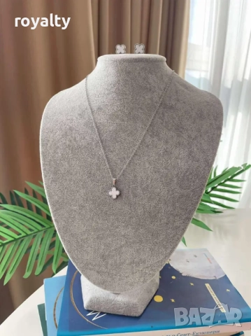 Сет/Комплект JL Famous Clover Silver, снимка 4 - Бижутерийни комплекти - 52837805