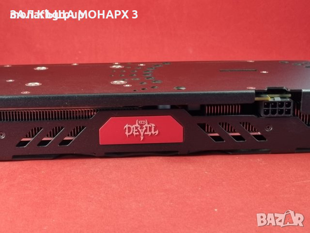 Видео карта PowerColor RED DEVIL Radeon RX 480 8GB GDDR5 PCI Express 3.0 CrossFireX Support ATX Vide, снимка 2 - Друга електроника - 44554487