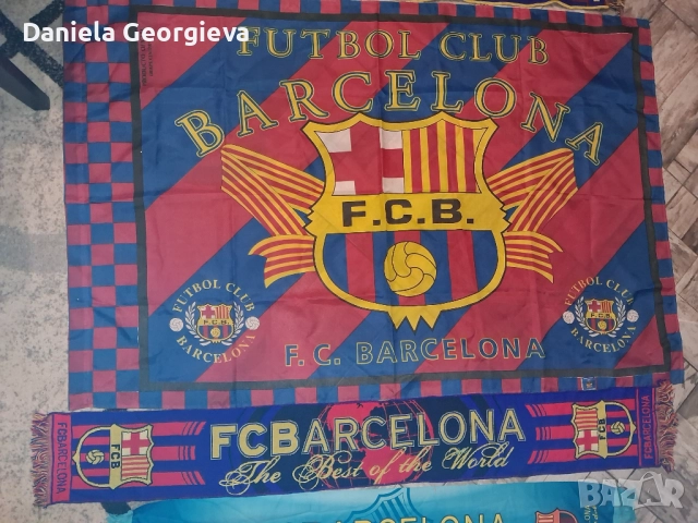 Знаме и шалове  на Барселона , снимка 4 - Колекции - 52893081