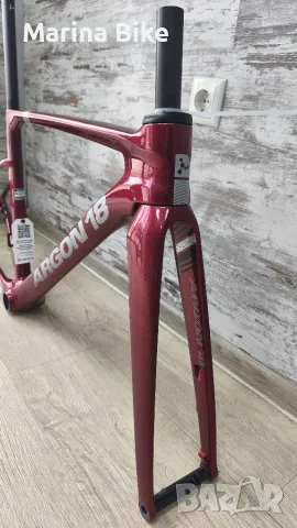НОВИ карбонови шосейни рамки Argon 18 Sum Disc | XXS и XS, снимка 7 - Части за велосипеди - 56177076