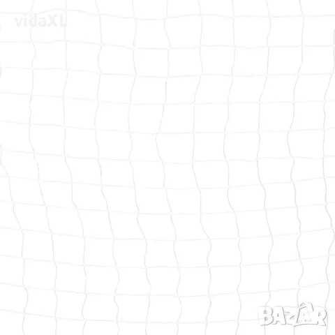 vidaXL Футболна врата, 300x200x90 см, метал, черно и бяло, снимка 4 - Футбол - 56148387
