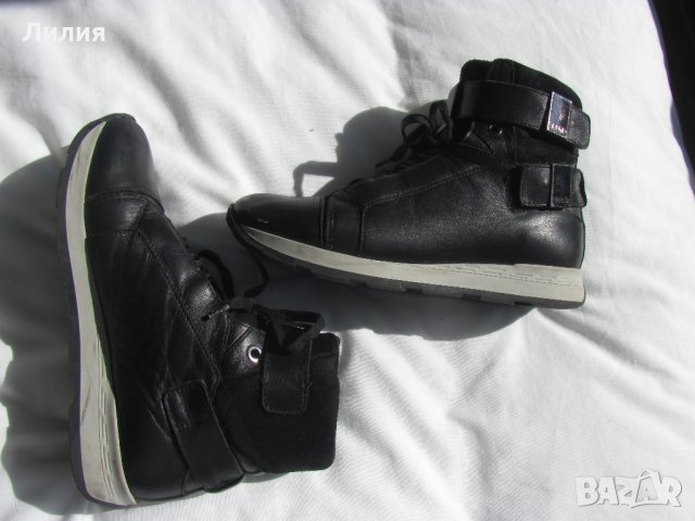 Боти за момиче/жена от хубава естествена кожа, стабилна студоизолираща подметка, снимка 3 - Дамски боти - 34621834