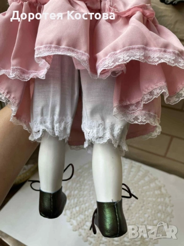 Красива порцеланова кукла от Англия , снимка 10 - Антикварни и старинни предмети - 52120756