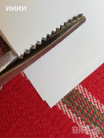 Ножица Зиг заг , снимка 5 - Антикварни и старинни предмети - 53839547