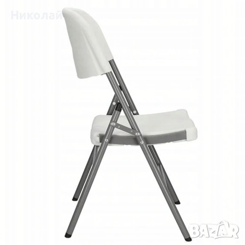 Комплект 4 броя сгъваеми кетъринг столове за градина и събития - удобни и издръжливи, снимка 7 - Градински мебели, декорация  - 53207274