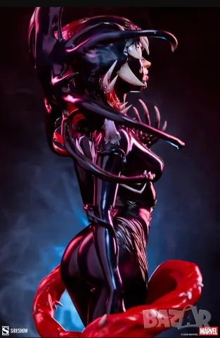 Ръчно изработениа статуя на Гвенъм от Спайдър - мен /Marvel Gwenom simbioted, снимка 4 - Фигурки - 53288621
