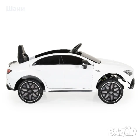 Акумулаторна кола Mercedes-AMG CLA 45 бял, снимка 5 - Детски велосипеди, триколки и коли - 50924008
