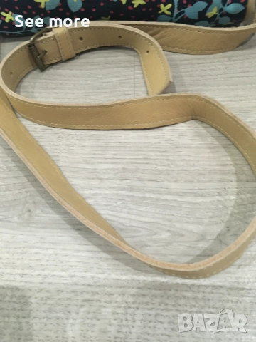 PEPERTREE чанта от естествена кожа и плат, снимка 3 - Чанти - 52071864