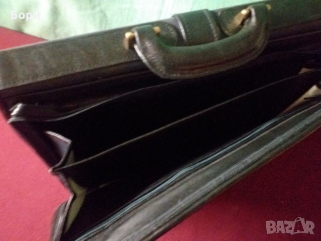 Стара бизнес чанта кожа и плат, снимка 7 - Други ценни предмети - 34388914