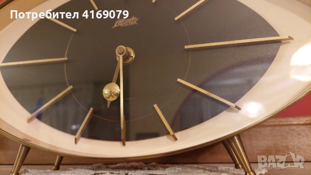 Настолен часовник Kienzle International с механизъм за колекционери, снимка 6 - Антикварни и старинни предмети - 53811013