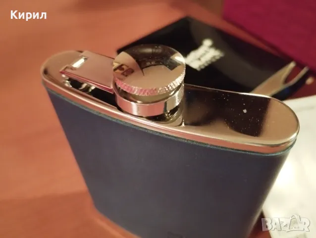 джобна бутилка / манерка Mont Blanc, снимка 2 - Фен артикули - 49820079