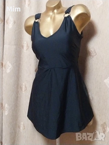 М Черен, еластичен бански рокля , снимка 2 - Бански костюми - 51023746