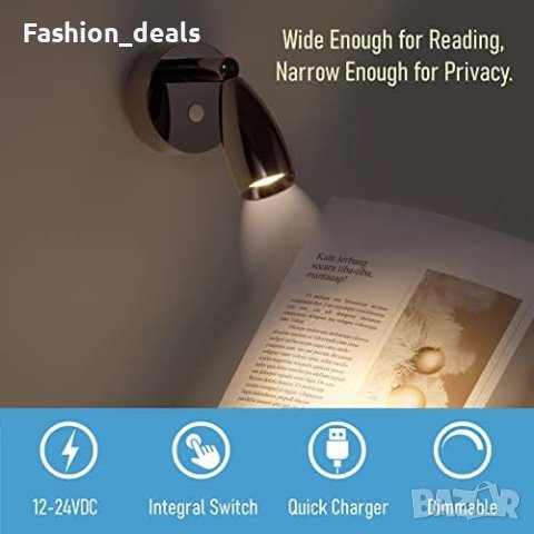 Нова LED светлина за четене Campervan с Type-C порт/12V, снимка 5 - Други - 41504644