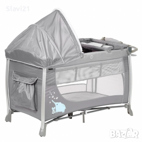 Детска кошара Zizito doris 2 нива, снимка 2 - Бебешки легла и матраци - 52136763