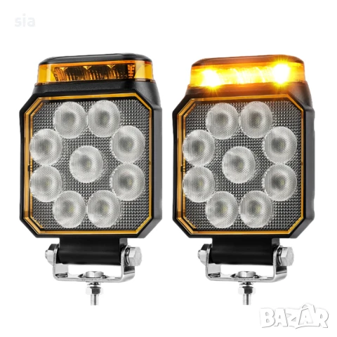 Халоген с аварийна светлина, ЛЕД, 1бр на 12V и 24V