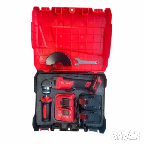 Акумулаторен ъглошлайф 36V 8Ah 125 мм KraftRoyal Red Mx Fuel
