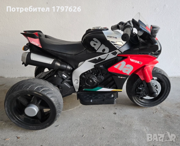 Акумулаторен мотор 12V меки гуми и кожена седалка