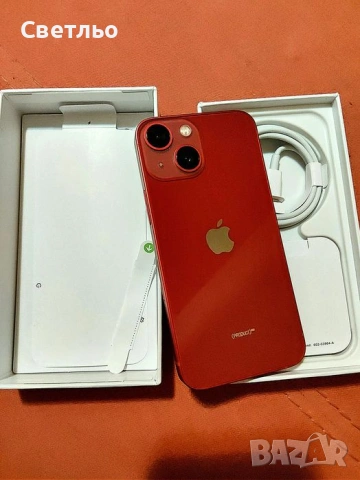 Нов iPhone 13 mini , с 256 GB памет.  В Гаранция до 23.11.2027 год., снимка 2 - Apple iPhone - 53750378