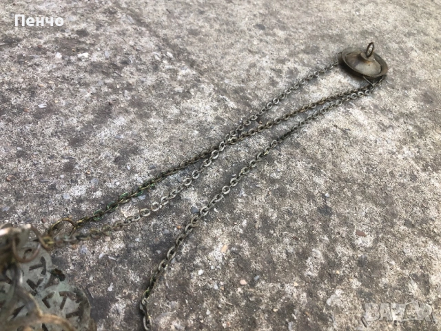 старо възрожденско кандило, снимка 17 - Антикварни и старинни предмети - 51146232