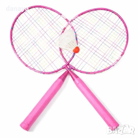 6478 Комплект за федербал с 2 ракети и перце, снимка 2 - Тенис - 53812969
