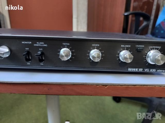 Перфектен сет UHER:Предусилвател стъпало и грамофон-430лв, снимка 10 - Аудиосистеми - 52118049