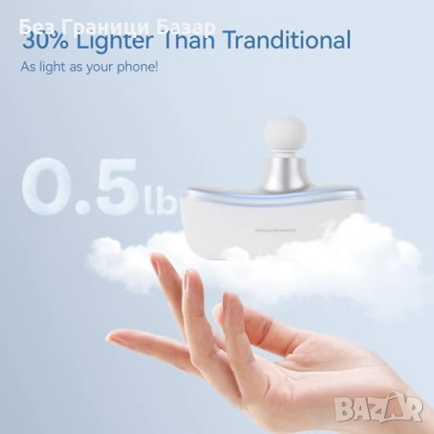 Нов Джобен масажен пистолет дълбок масаж 10 скорости преносим уред, снимка 2 - Масажори - 53278901