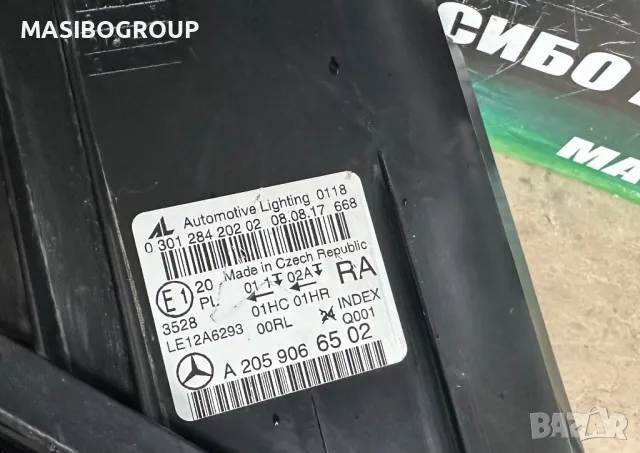 Фар десен фарове нексенон Н7 за Мерцедес Ц205 Mercedes C-класа W205 , снимка 9 - Части - 49714419