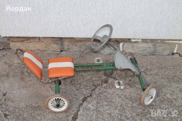 Детска количка с педали - произведена в Норвегия, снимка 1 - Антикварни и старинни предмети - 38629005