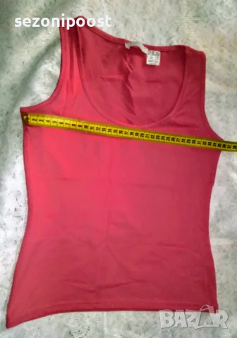 💄Дамски летен топ от промазана прохладна материя,чисто нов!-С,М,Л💄, снимка 1