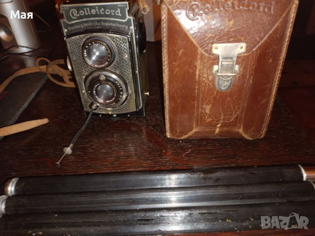 Фотоапарат Rolleicord производство 1936-1938 г. с колекционерска стойност., снимка 3 - Антикварни и старинни предмети - 40658519