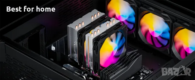 upHere ARGB високоефективен въздушен охладител на процесора, снимка 6 - Други - 49231429