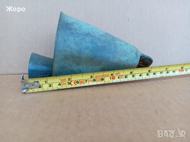 старинен голям бронзов възрожденски чан 19ти век, снимка 6 - Антикварни и старинни предмети - 51738002