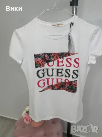 Тениска Guess нова с етикет, снимка 9 - Тениски - 50449553