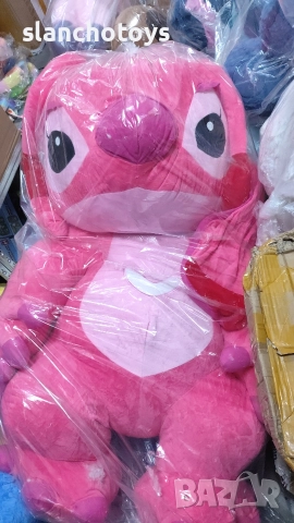 Голям син или розов Стич, 105,120,150см., снимка 2 - Плюшени играчки - 52810624