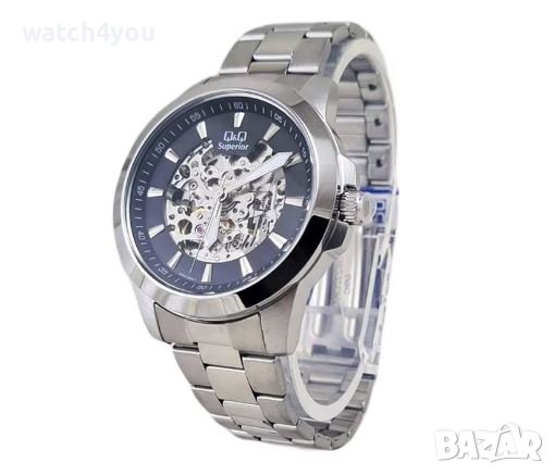 НОВ МЪЖКИ АВТОМАТИЧЕН ЧАСОВНИК Q&Q SUPERIOR SKELETON S09A-500VY. САМОНАВИВАЩ ЧАСОВНИК QQ AUTOMATIC. , снимка 2 - Мъжки - 40687725