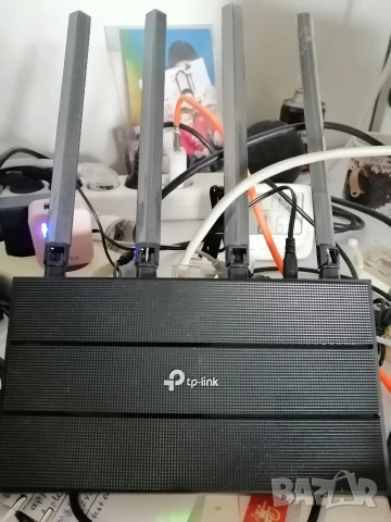 Рутер TP-LINK Archer A6 AC1200 Dual band Gigabit, снимка 15 - Рутери - 52263696