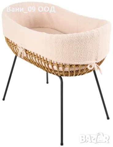 Плетена бебешка кошара