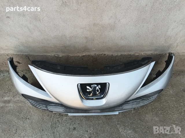 предна броня за пежо 207 06-10 с маска емблема решетка халогени PEUGEOT 207, снимка 4 - Части - 53761159