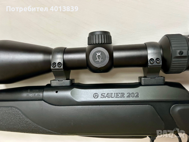 Чисто нова легендарна карабина Sauer 202 Synchro XT 9.3x62 + оптика Noblex N5 3-15x56, снимка 8 - Ловно оръжие - 44526535